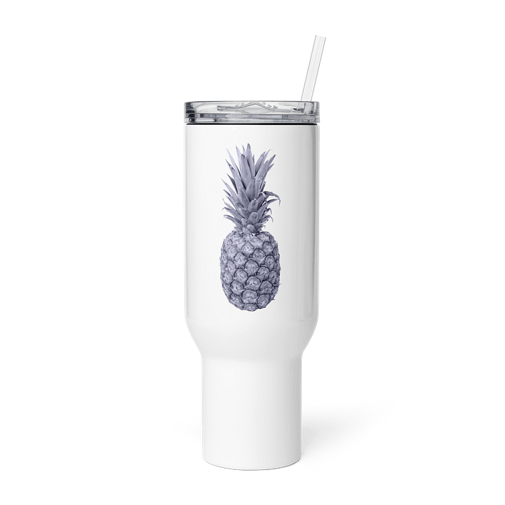 Monochrome Pineapple Travel Mug 40 oz product image (1)