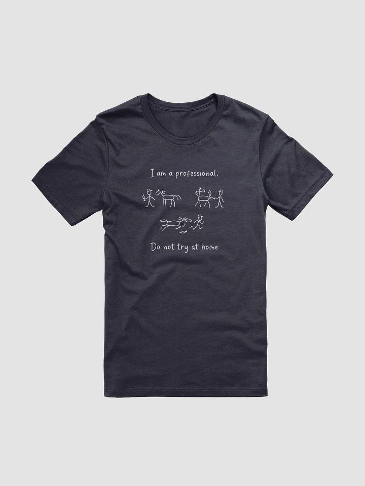 "Veterinary cartoon design" t-shirt (Dark background) product image (1)