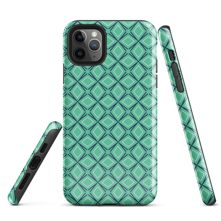 Geometric Illusion Pattern Tough iPhone Case product image (5)
