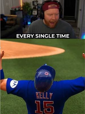 How does the CPU ALWAYS DO THIS?? #cubs #gaming #mlbtheshow #mlb #baseball 