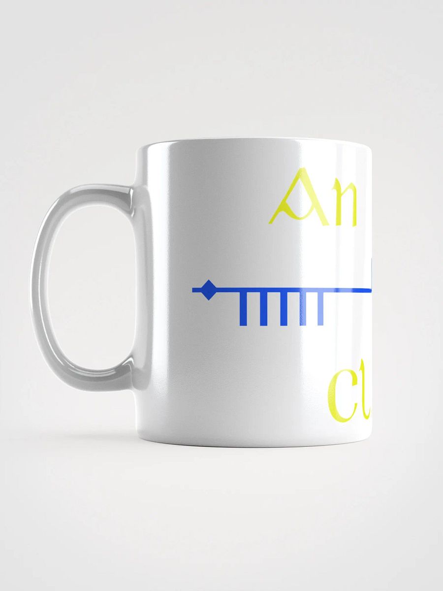Clare/An Clár Scholastic Style Ogham, White Glossy Mug product image (6)