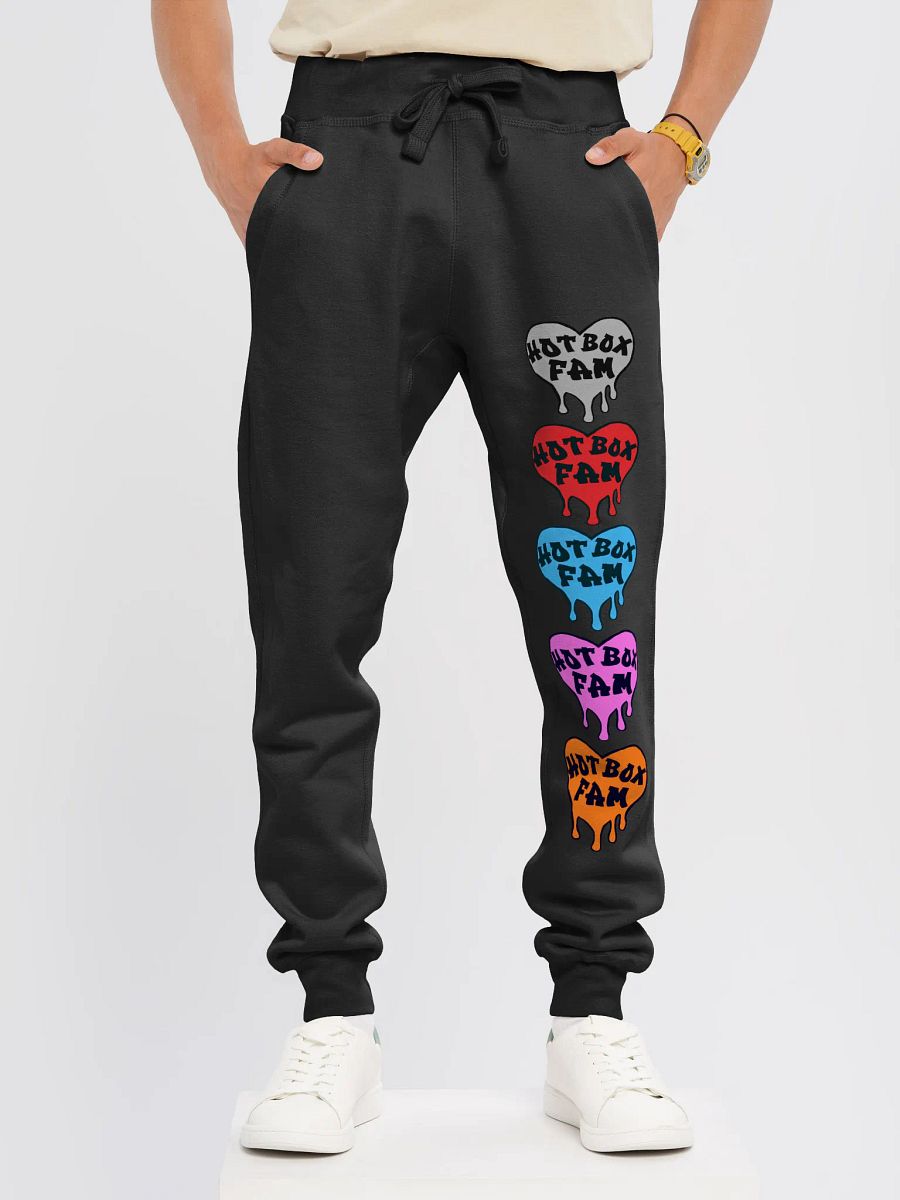UNISEX HOT BOX FAM SOLID LOGO SWEAT PANTS product image (15)