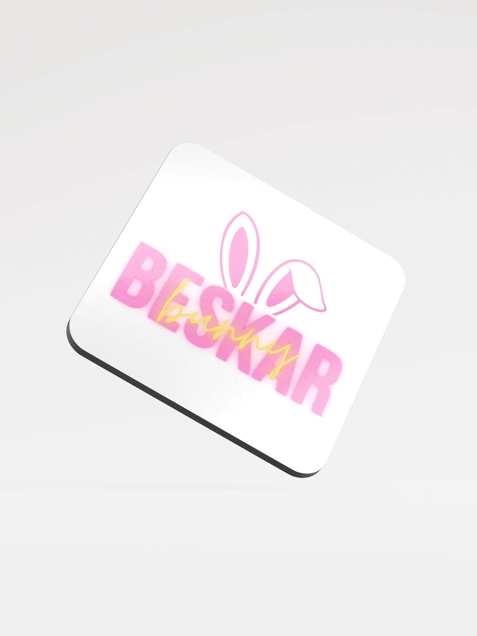beskarbunny Bunny Ear Logo Coaster product image (1)