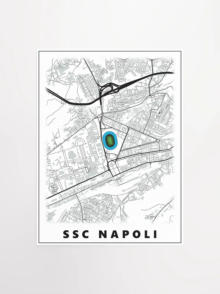 Stadio Diego Armando Maradona Map Design Poster product image (1)