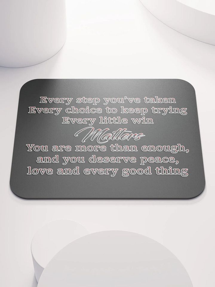 Positivity - Every Step Mouse Pad product image (1)