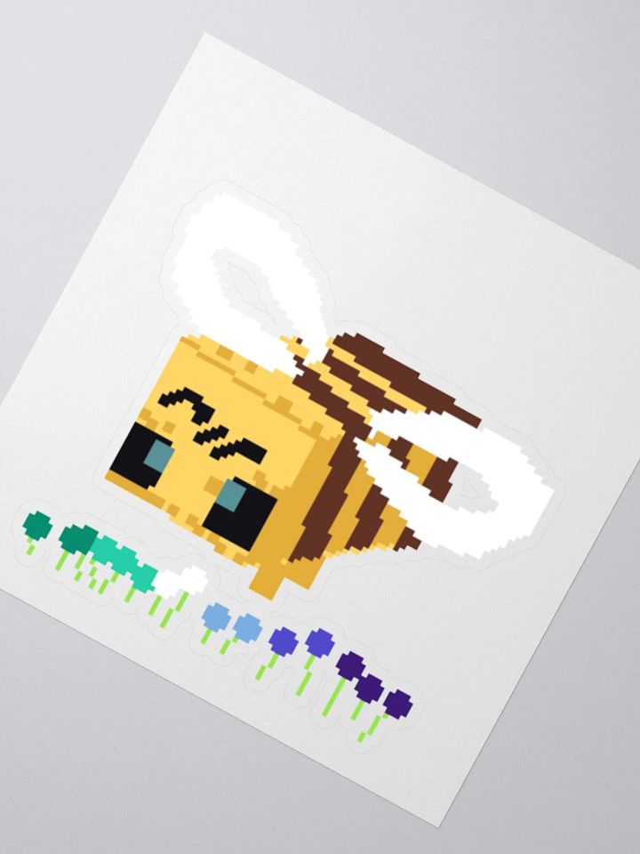 Minecraft bee sticker (gay) product image (2)