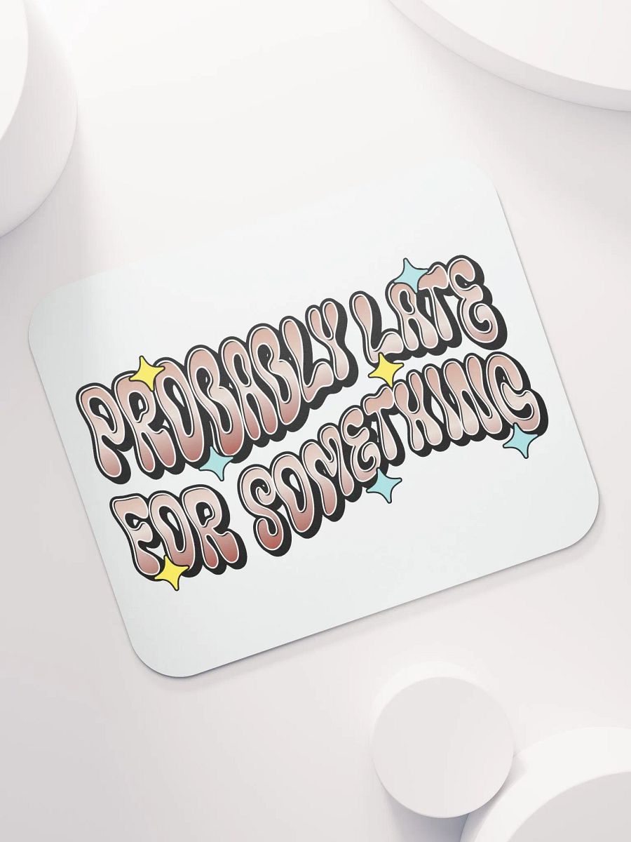 Probably Late For Something Retro Vibes Mouse Pad product image (5)