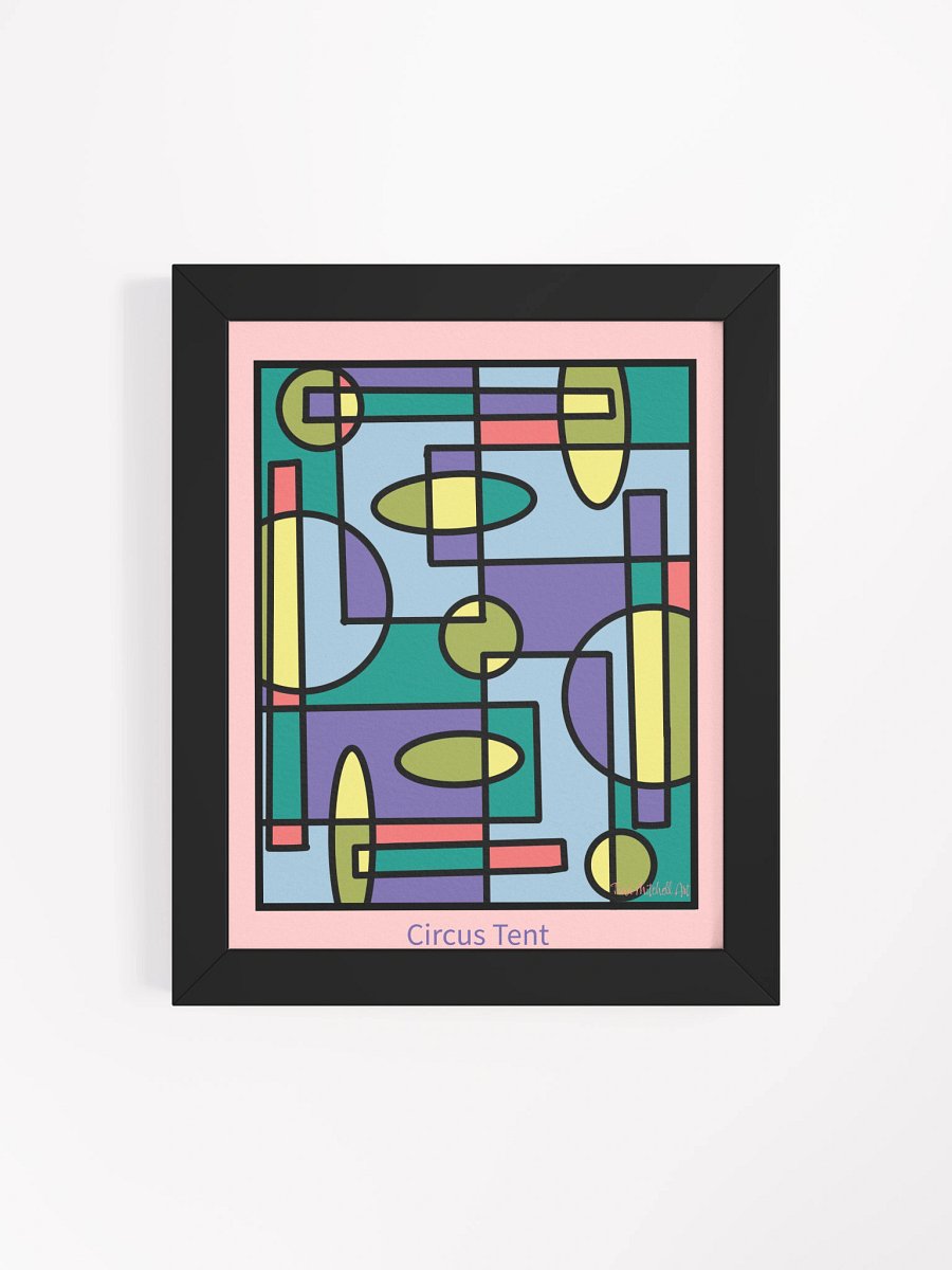 Whimsical Circus Tent – Framed Poster product image (4)