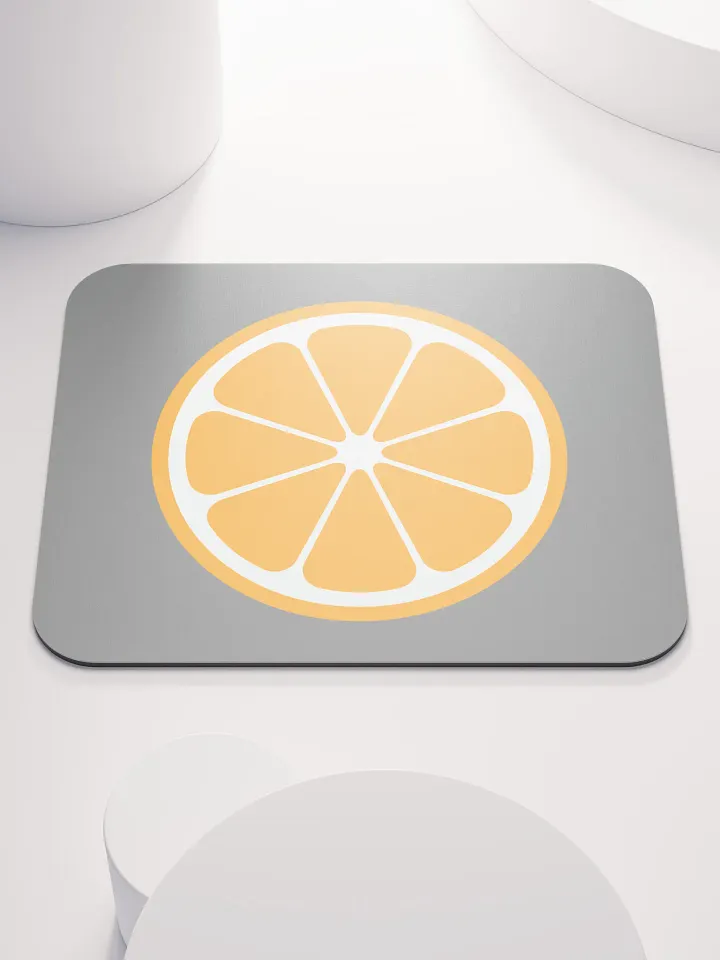 MIKAN Mouse Pad (Orange × Gray) product image (1)