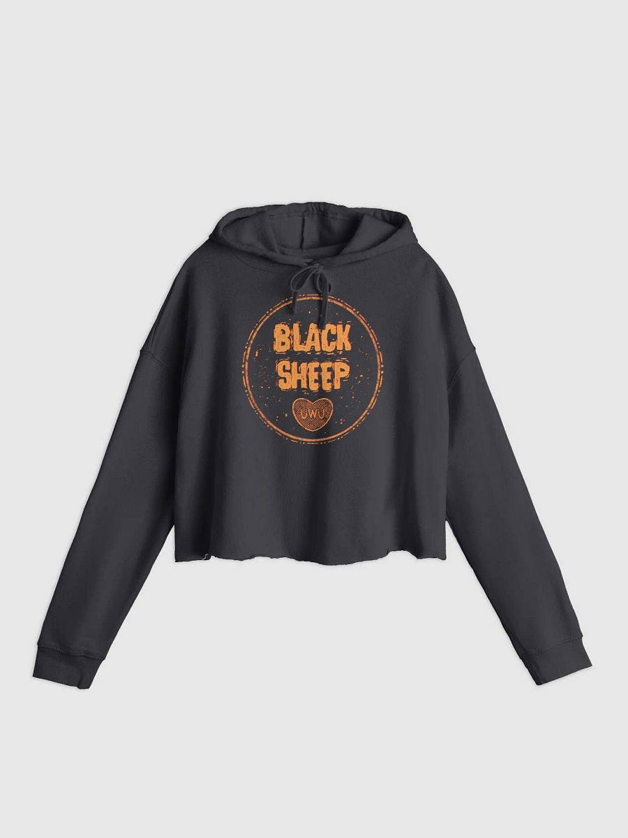 Black Sheep(Gold Text) Cropped Hoodie product image (3)