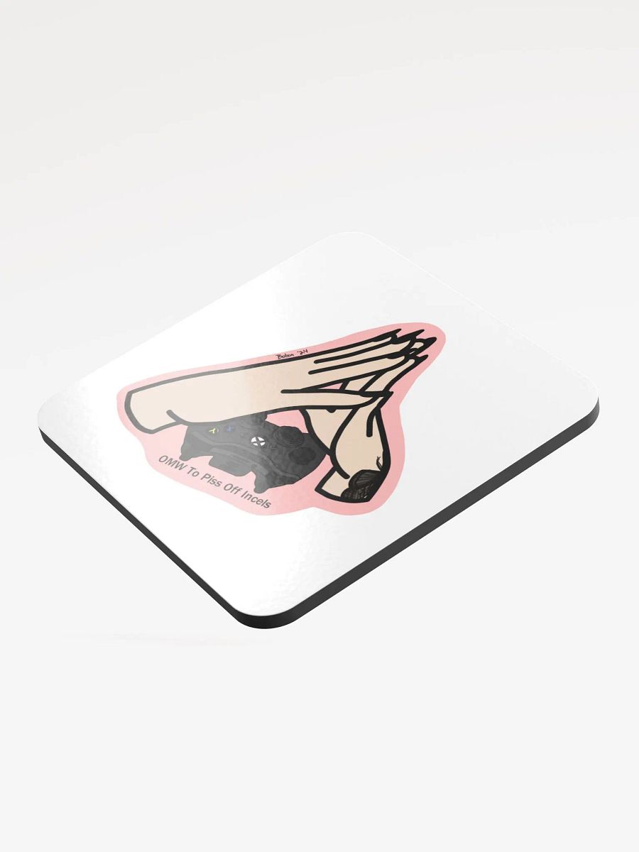 OMW To P*ss Off Incels Coaster product image (3)