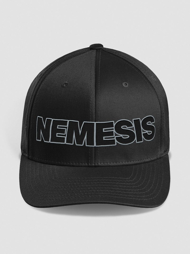 Nemesis BLK Text Fitted Cap