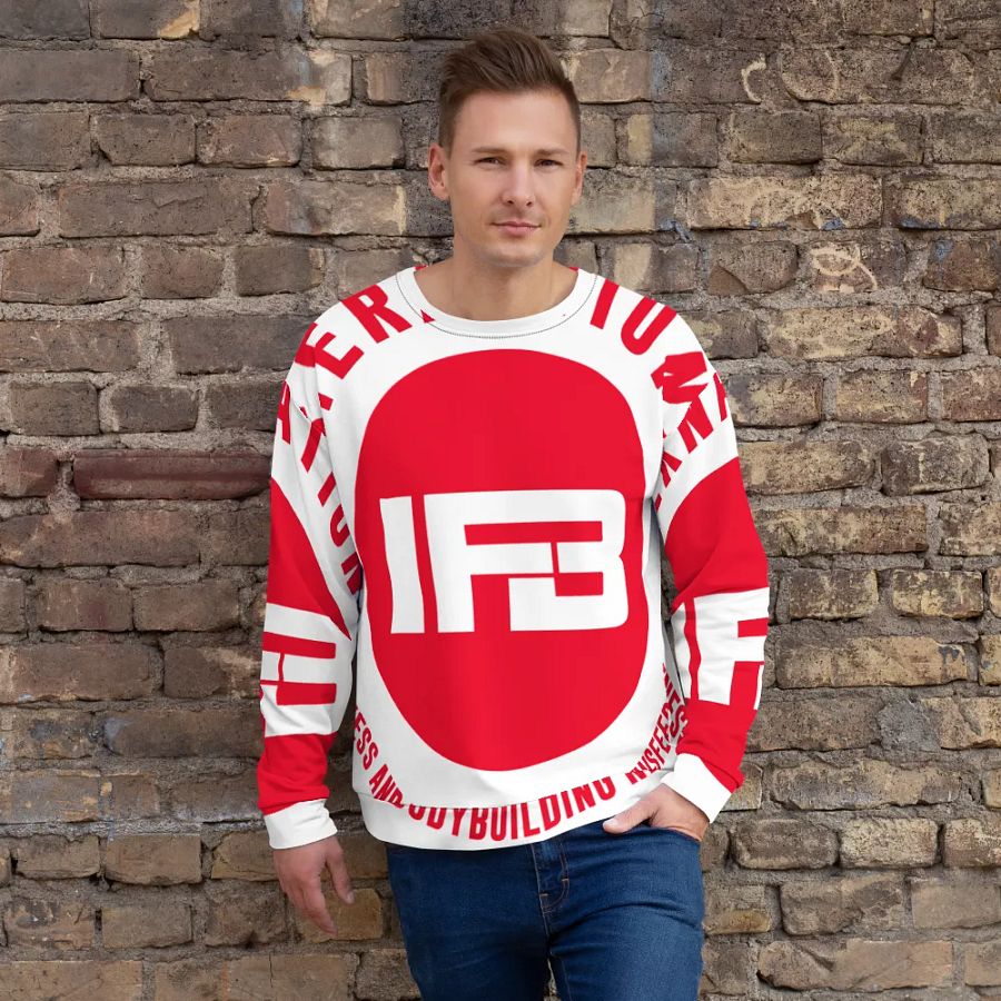 IFBNewsfeed.Org's All-Over Print Recycled Unisex Sweatshirt product image (12)