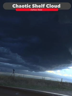 Storm expeditions don't have to feature particularly severe storms to be beautiful. In fact, sometimes it's the storms that are pretty average that turn out to be the prettiest. On this day in the northwest Texas Panhandle, a line of storms pushed out cool/moist air that created a sculpted-up shelf cloud.  Shelf clouds are the visual evidence of a mini cold front that a thunderstorm or complex of thunderstorms has generated. When you see one of these, you know the storm has taken the warm and unstable air, lifted it, and sent it back to earth as cool rain, which then creates a cool wind that blows out towards the warm and unstable air. For a while, this process stays in balance and helps a storm complex maintain itself before the cool air overpowers the warm air and ends the cycle. #weather #science #nature #storm #thunderstorm #shelfcloud #stormchasing #texas #dalhart_tx #dalhart #texasweather