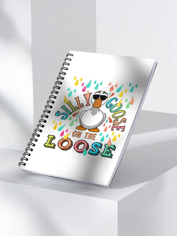 Silly Goose on the Loose Spiral Notebook product image (2)