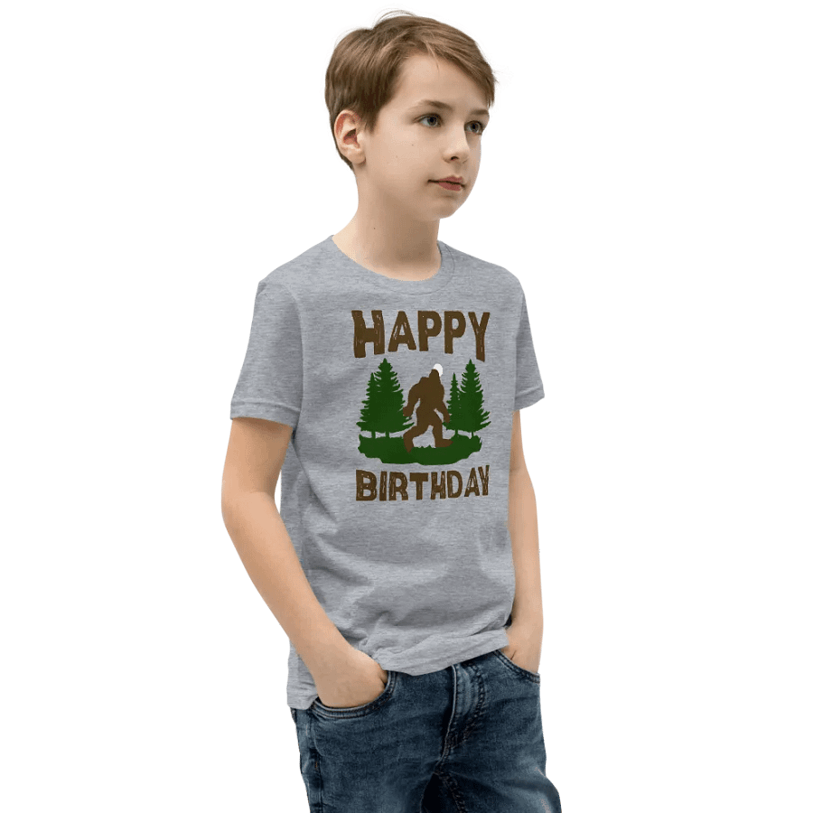 Happy Birthday (Bigfoot) T-Shirt For Kids product image (15)