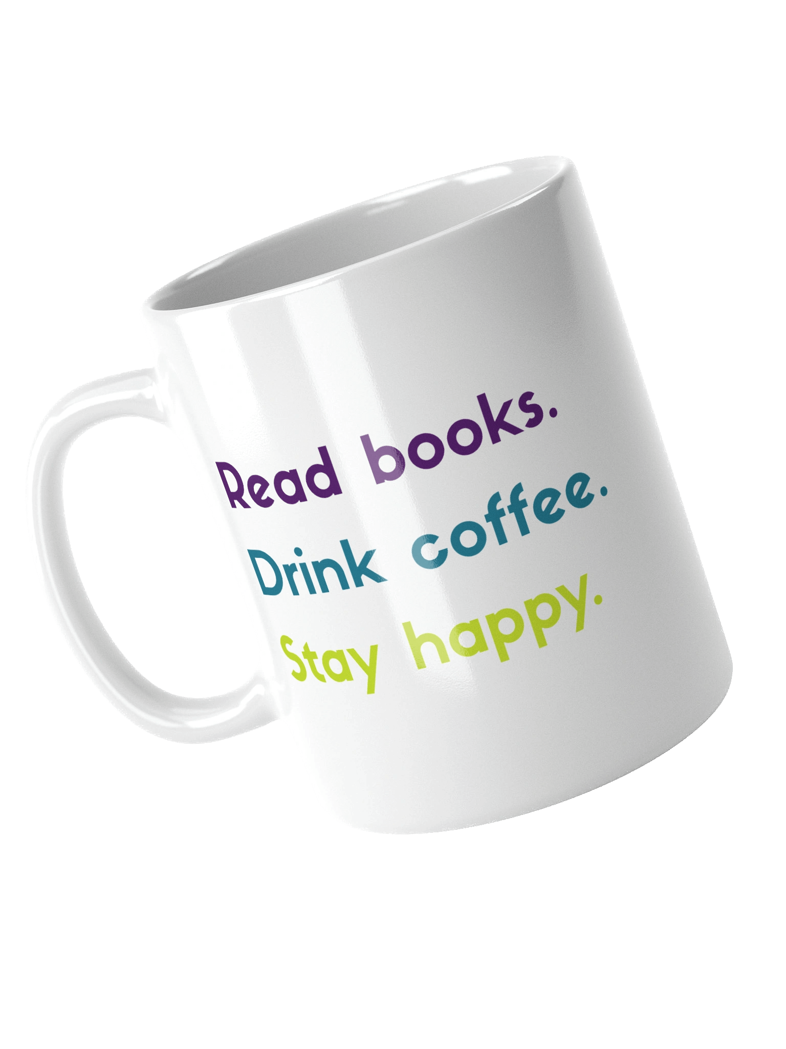 Happy Reader's Coffee Mug (White) product image (11)