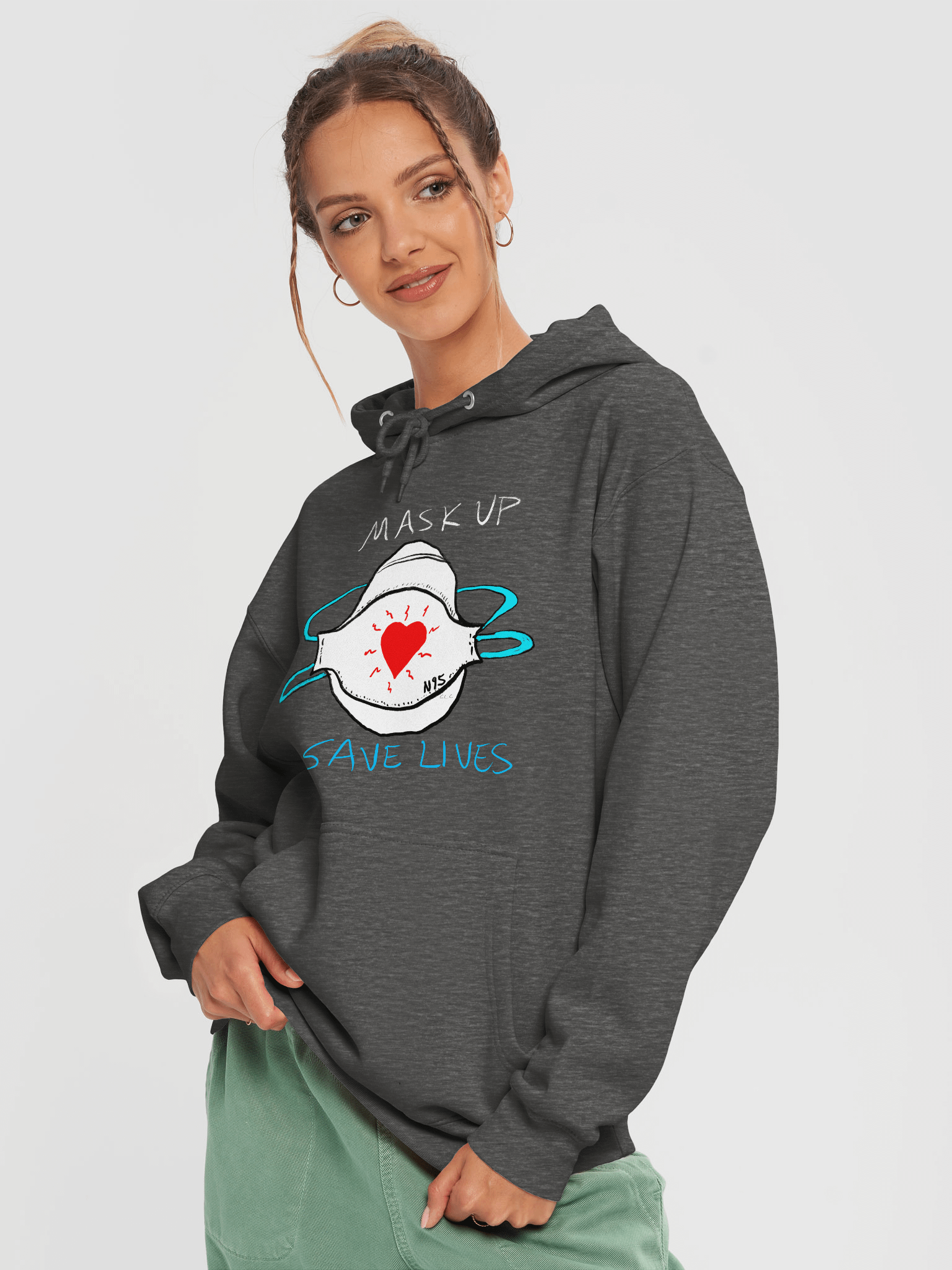Mask Up Save Lives hoodie product image (21)