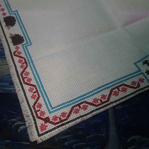 Started working on the last Element of the Border of the Community Project today on stream, I love how the Red thread is brin...