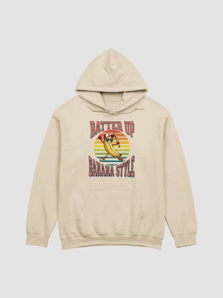 Batter Up Banana Style Baseball Cheerful Hoodie product image (1)
