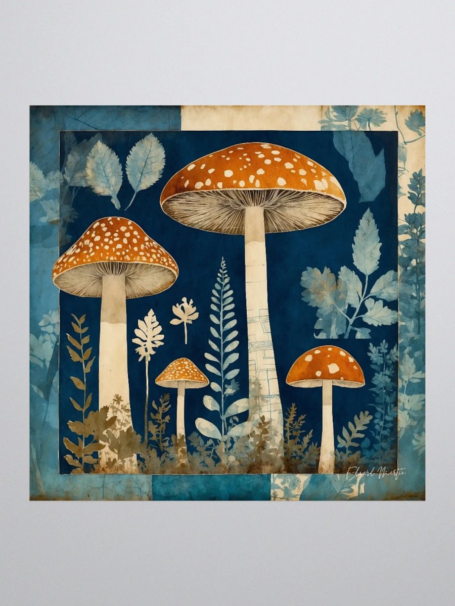 Vintage Mushroom Botanical Stickers product image (1)