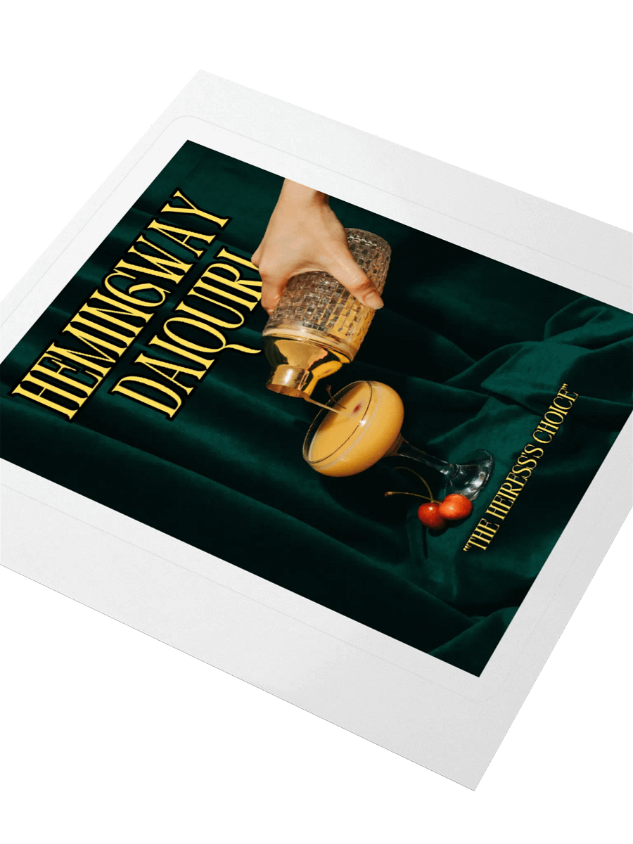 HEMINGWAY DAIQUIRI HEIRESS'S CHOICE STICKER product image (7)