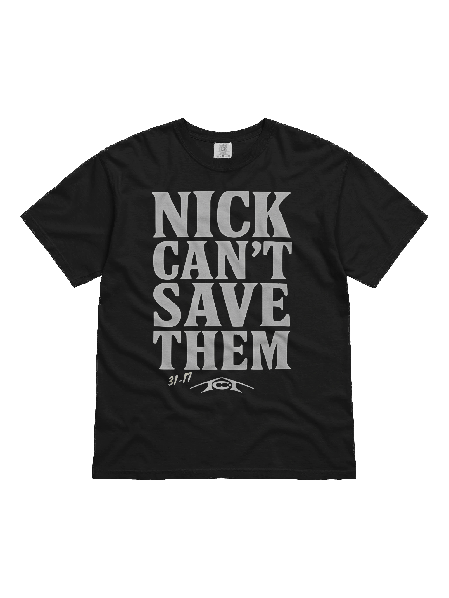 Nick Can’t Save Them Shirt product image (1)