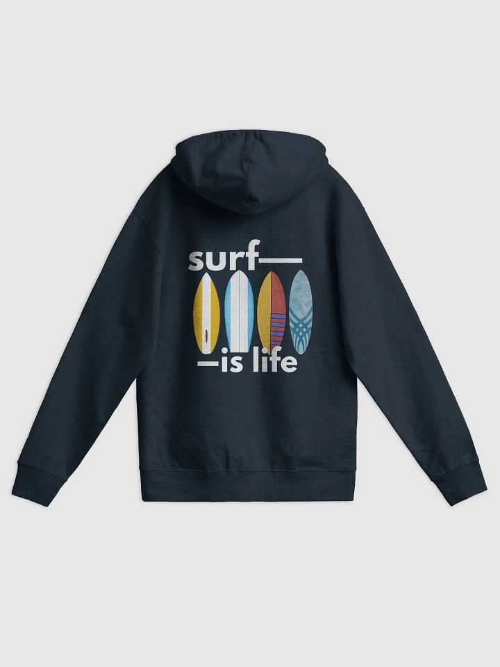 Surf is Life Zipped Hoodie product image (2)