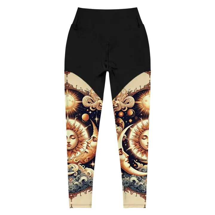 All-Over Print Sports Leggings product image (2)