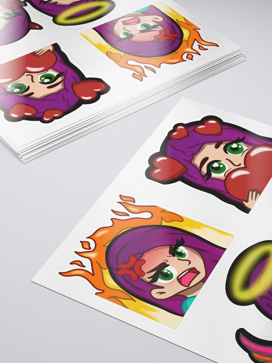 Littlec0c0 Angel and Devil Sticker Sheet product image (5)