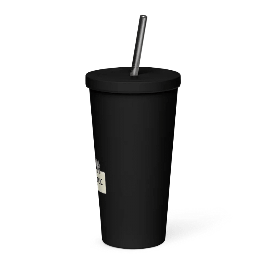 Catolic Insulated Tumbler with Straw product image (3)