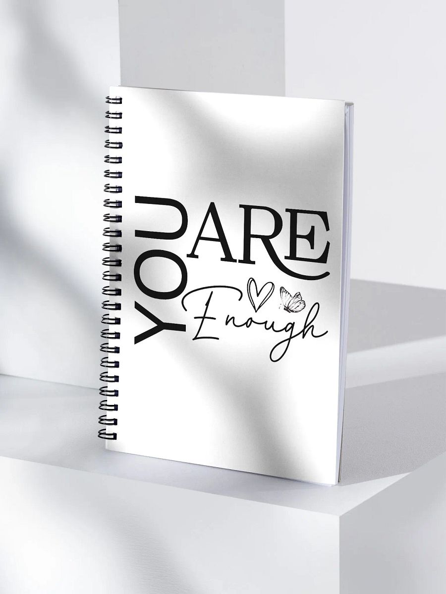 You Are Enough - Empowering Motivational Quote Spiral Notebook product image (4)
