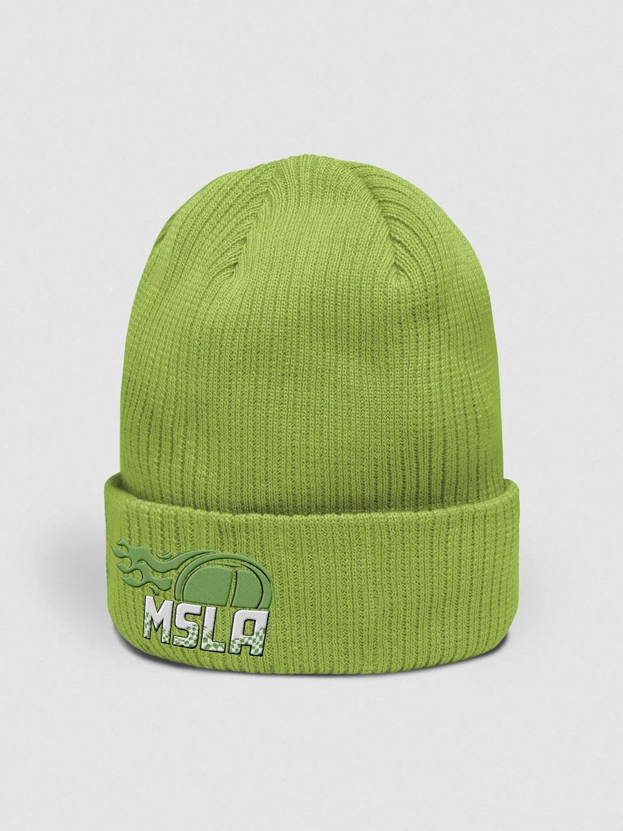 MSLA Green Organic Ribbed Beanie product image (7)