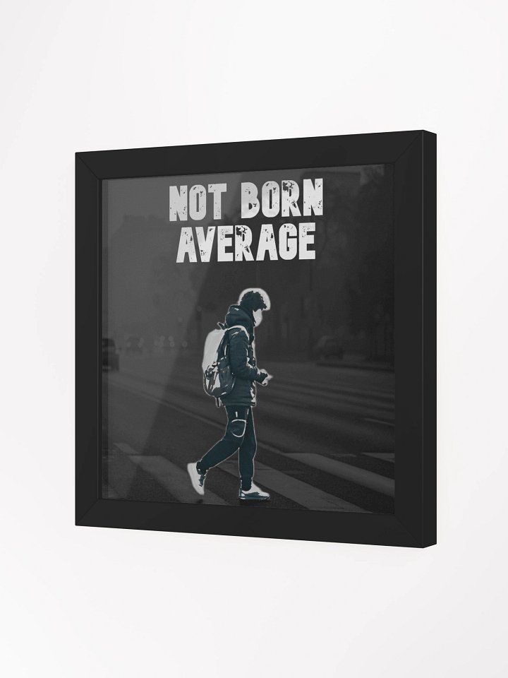 Not Born Average Hooded Streetwear Poster product image (9)