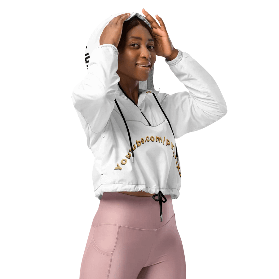 Crop Top Hoodie with My YT product image (11)