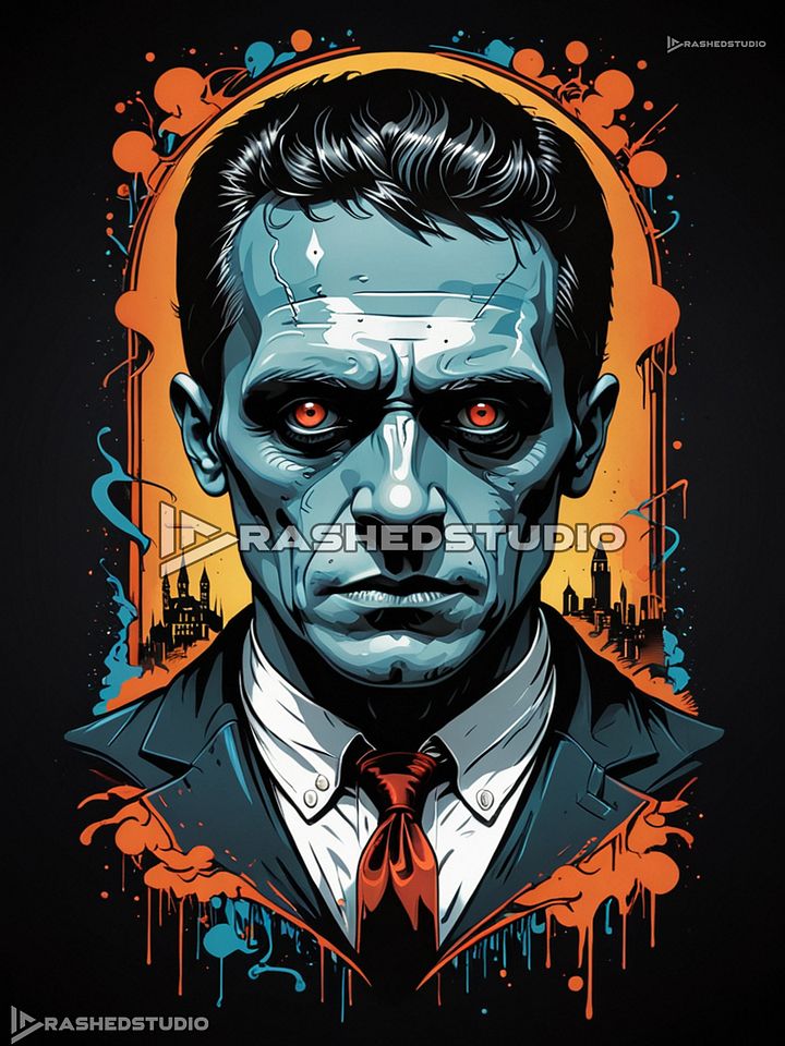 Victor Frankenstein Graphic design | Instant Download product image (2)