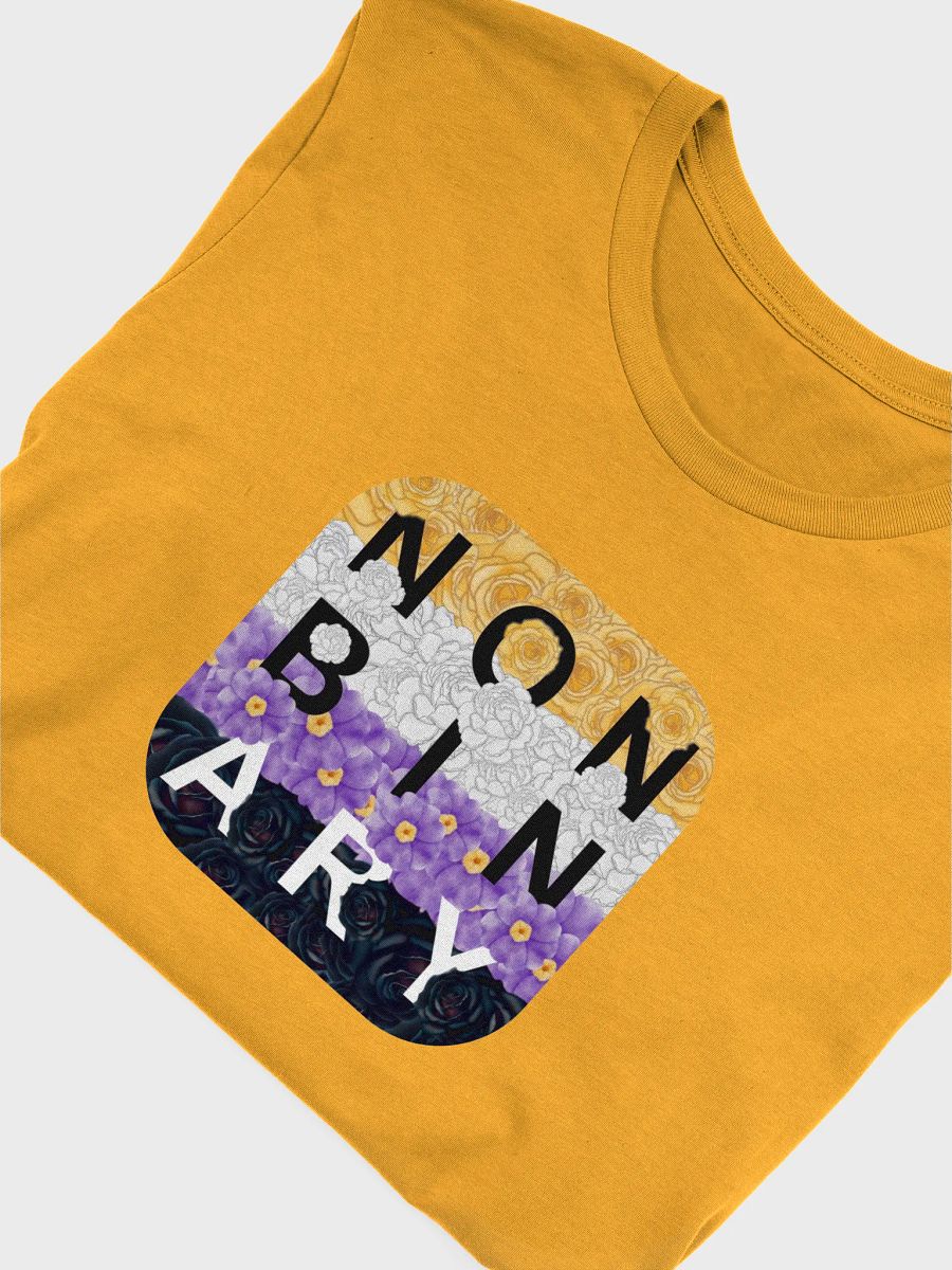 floral nonbinary t-shirt product image (5)