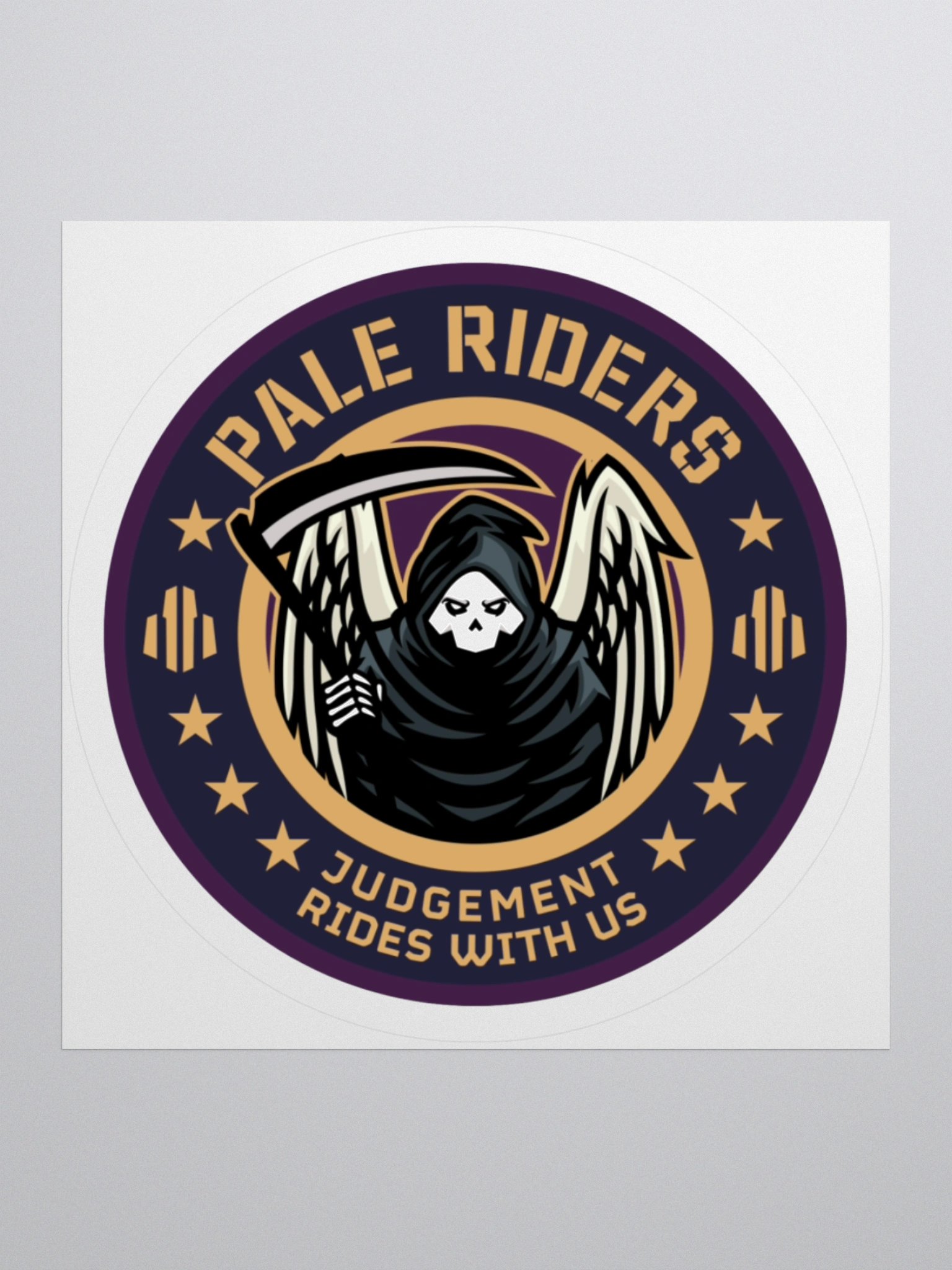 Pale Riders Flat Sticker product image (2)