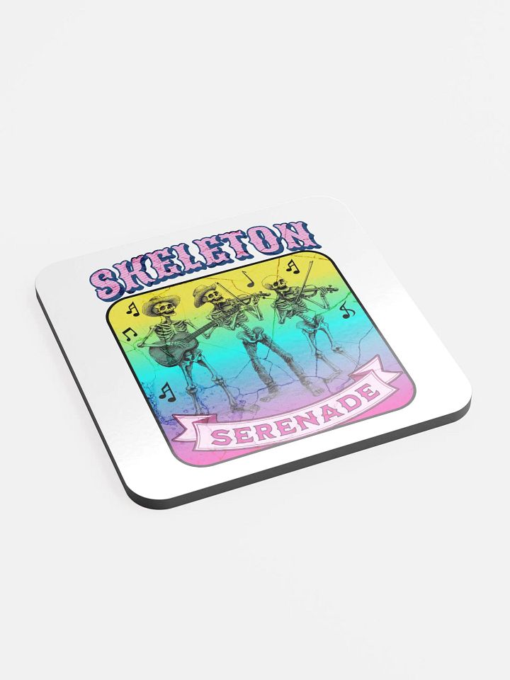 Skeleton Serenade Cork Coaster product image (2)