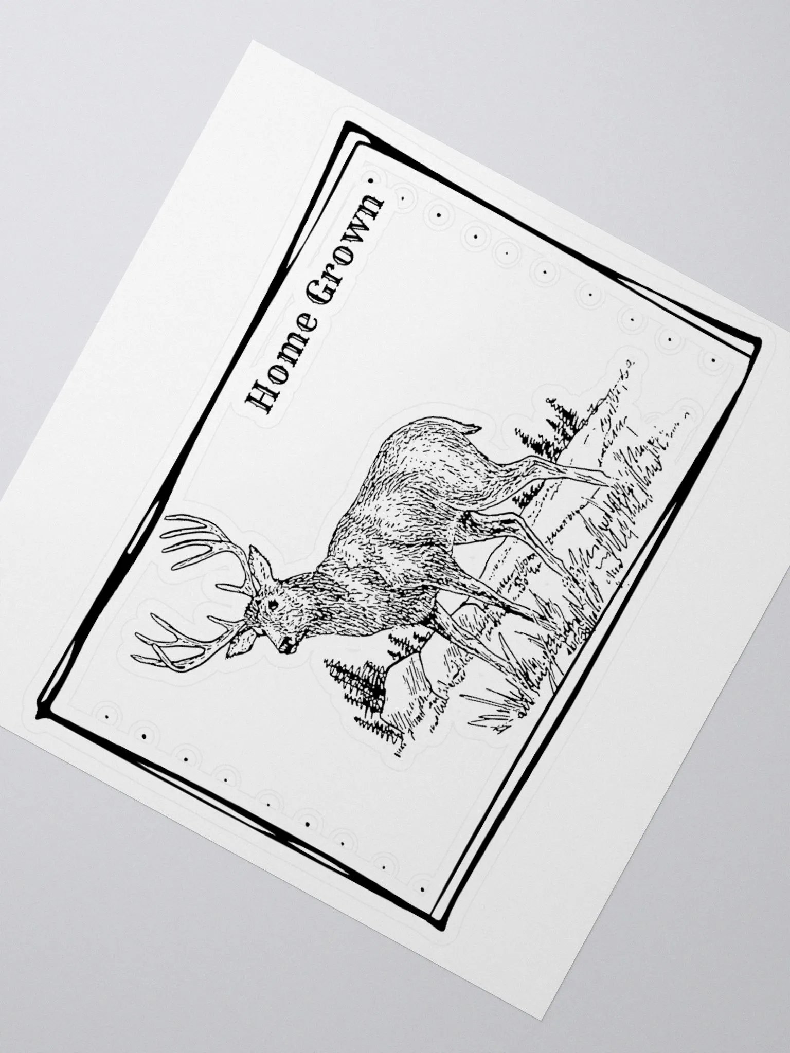 Wilderness Kiss Cut Sticker product image (2)