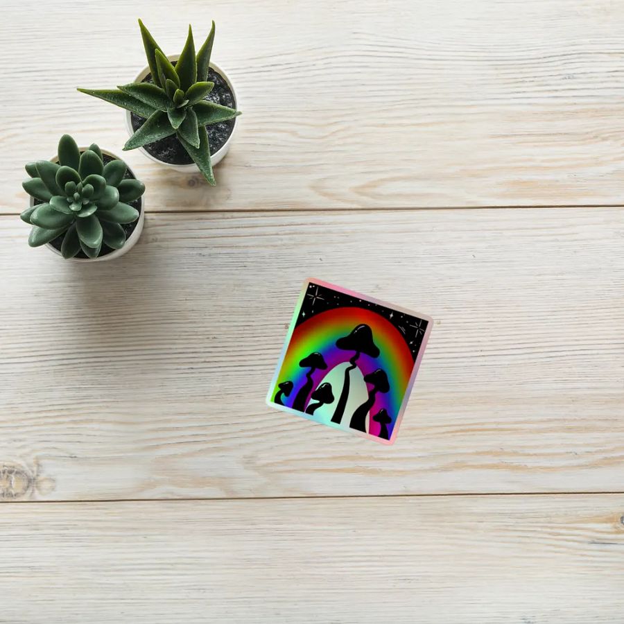 Rainbow Mushroom Sticker product image (10)