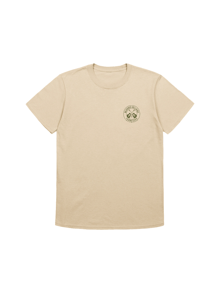TSV Bearded Villains Tennessee “Tactical Grit Alternate” T-Shirt | Military Green on Combat Desert, Brown or Black | Rugged Brotherhood Strength & Everyday Utility product image (1)