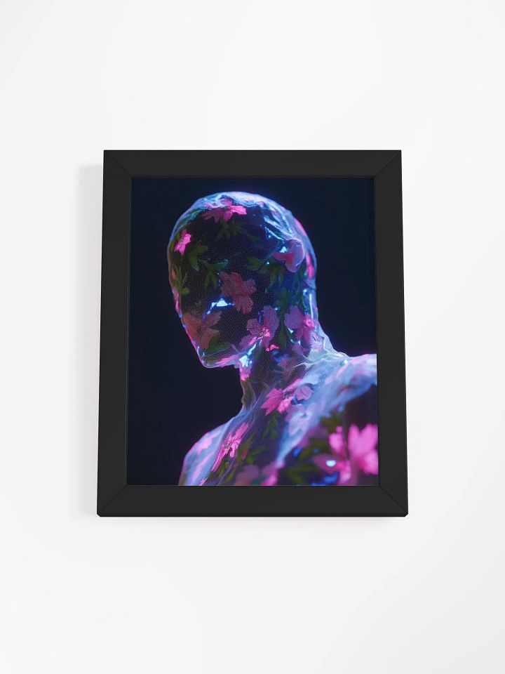 Floral Mesh Mannequin Framed Poster product image (10)
