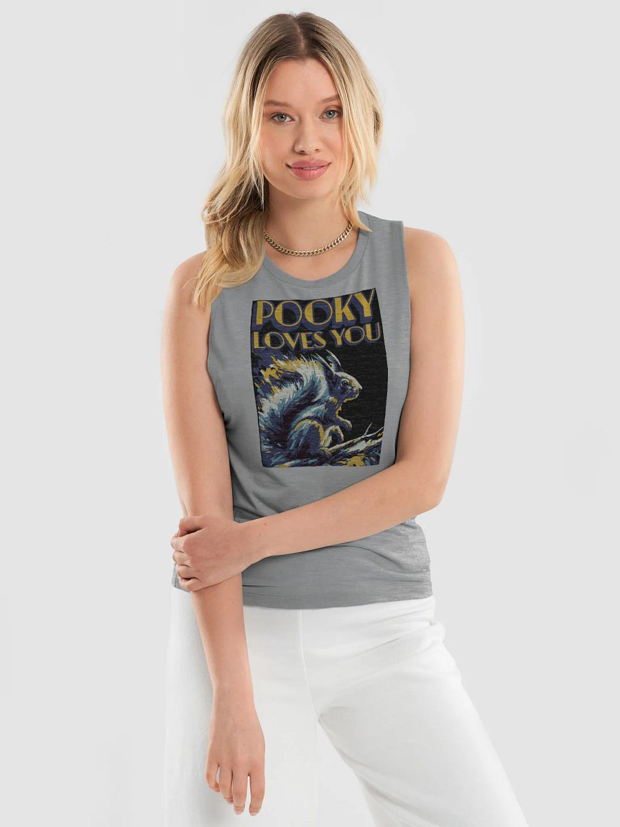 Pooky's Dynamic Squirrel Love Muscle Tank product image (3)