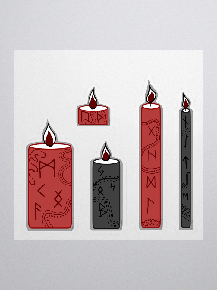 Spooky Candles Sticker Set product image (1)