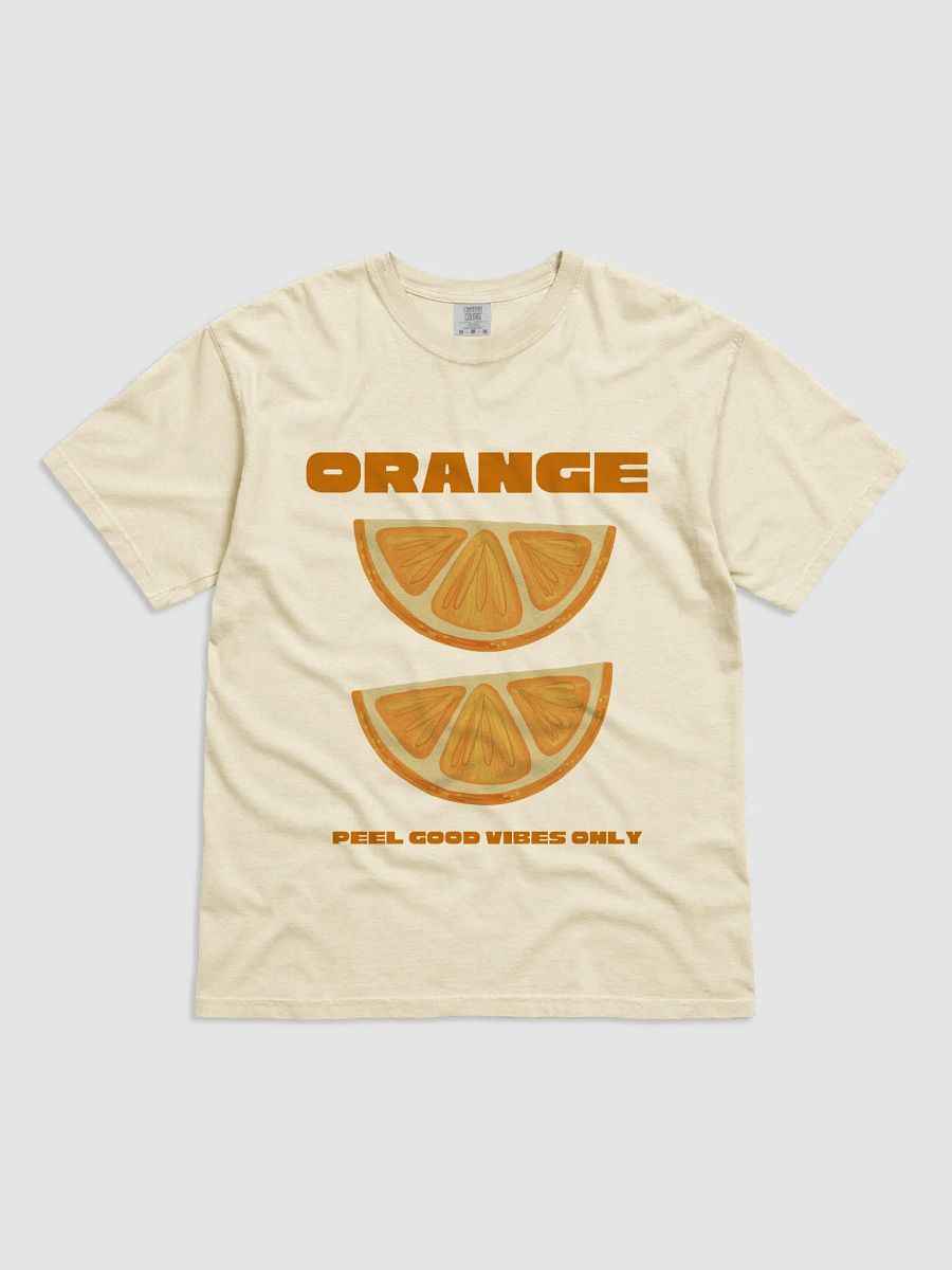 Peel Good Vibes Only – Orange Slice Aesthetic Shirt product image (1)