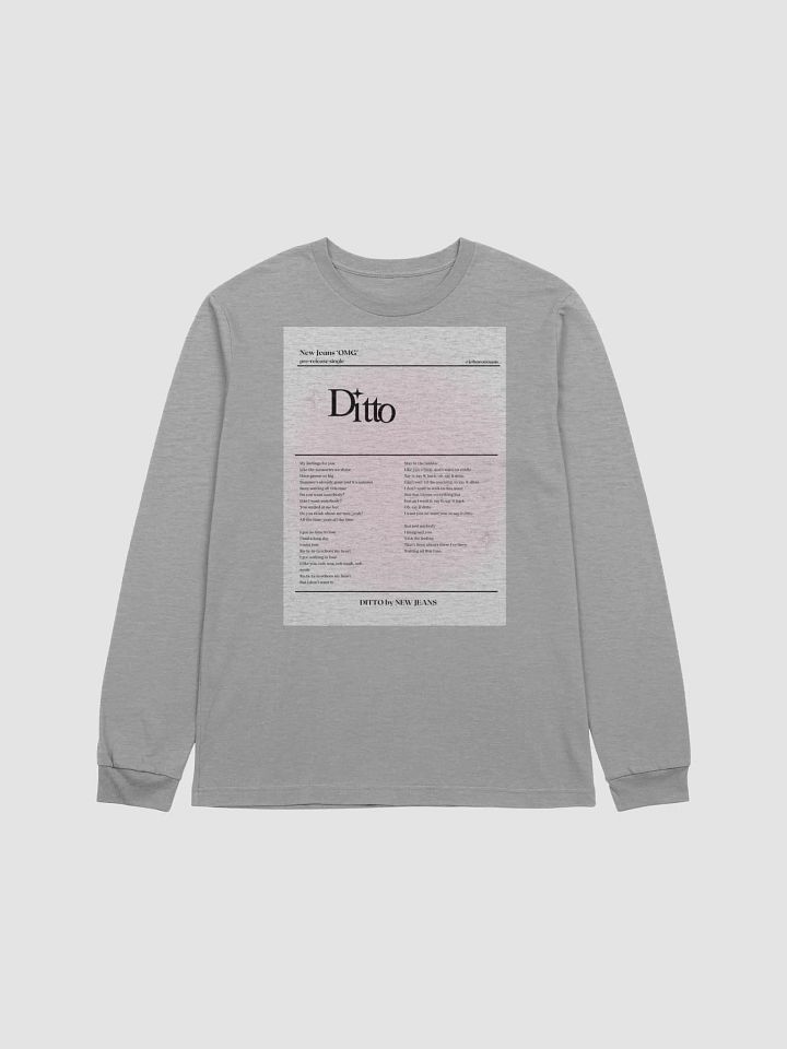 "DITTO" New Jeans Long Sleeve T-shirt product image (1)