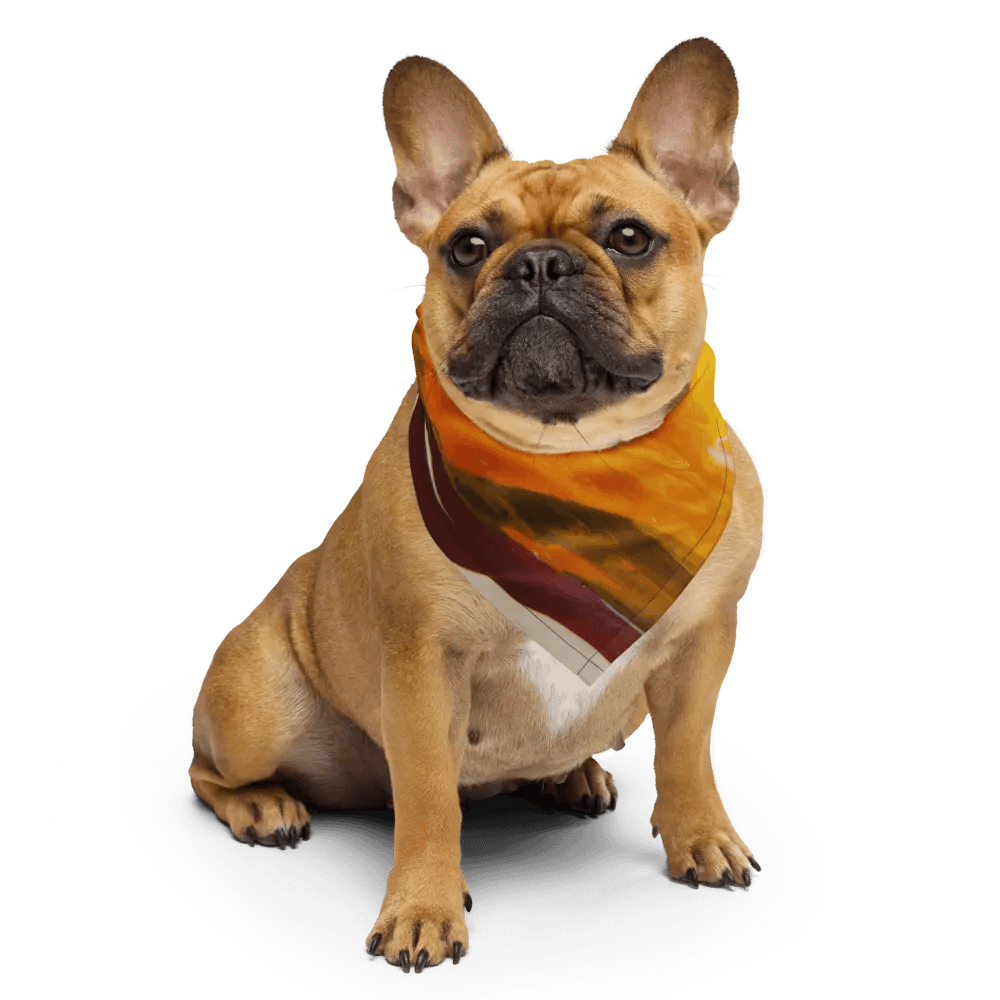 Acrylic Pour Printed Bandana - #21RPF Design product image (4)