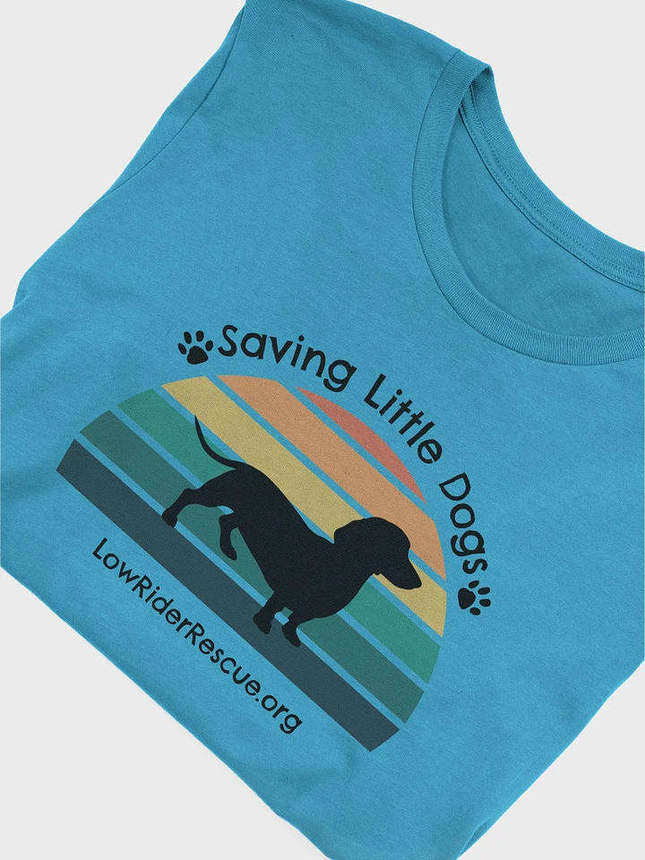 Sunset Rainbow Low Rider Dachshund Rescue T 1 product image (1)