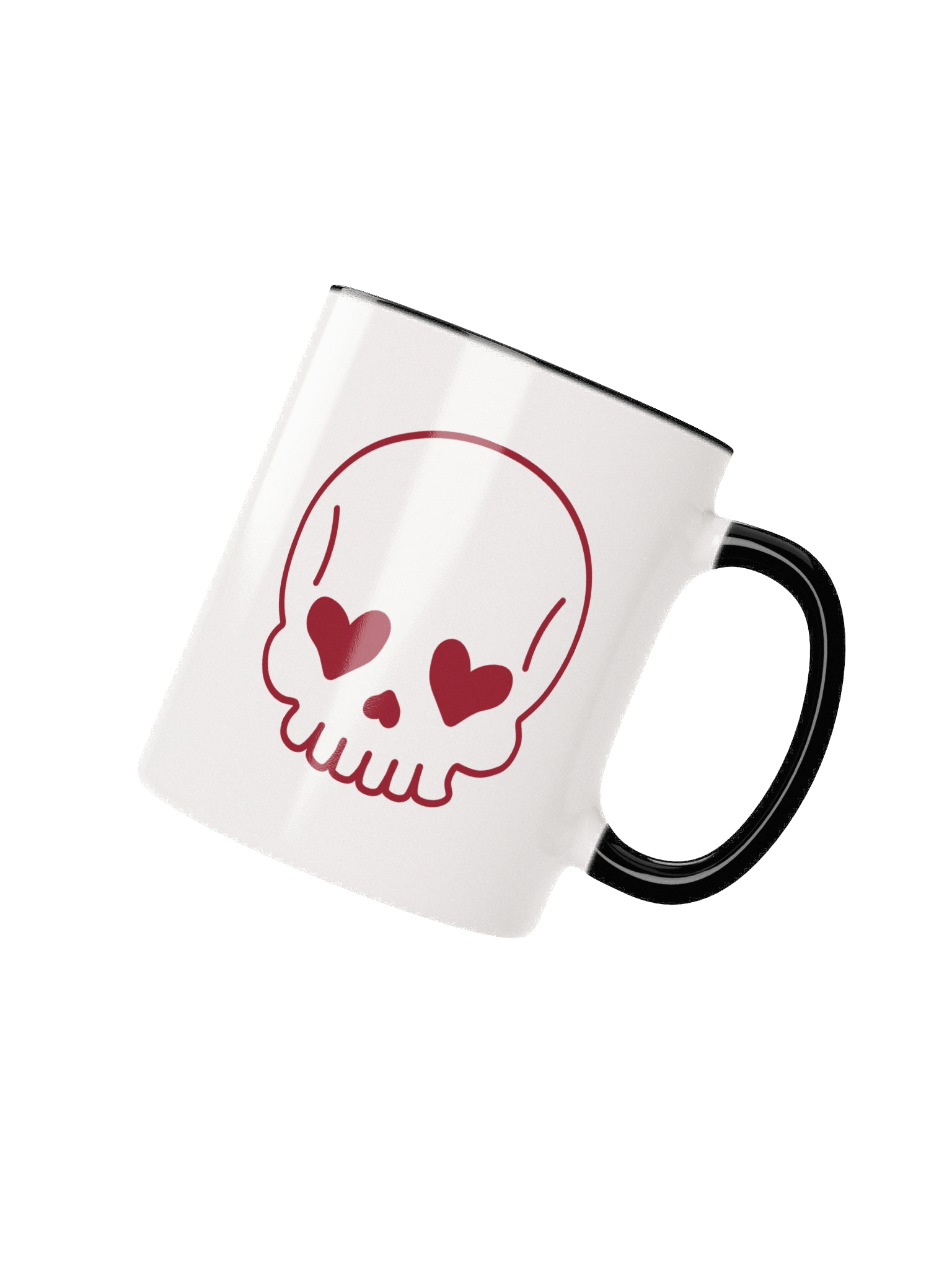 Lovey Skull Mug | Skeleton Merch product image (2)